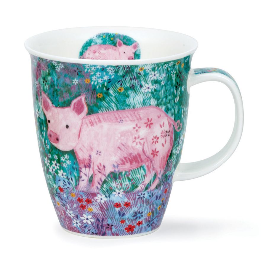 Dunoon Meadow Farm Pig Mug image 0
